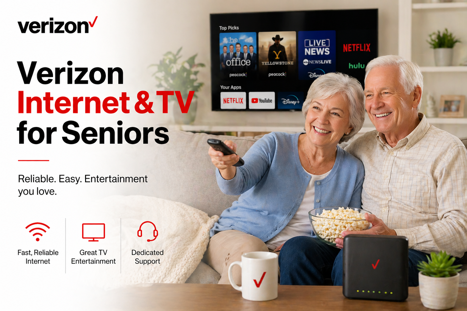 Verizon Internet & TV for Seniors: Check Availability, Plans, and Bundle Options